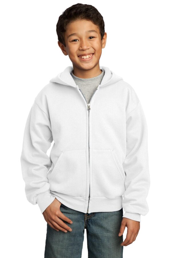 Youth Full-Zip Hooded Sweatshirt