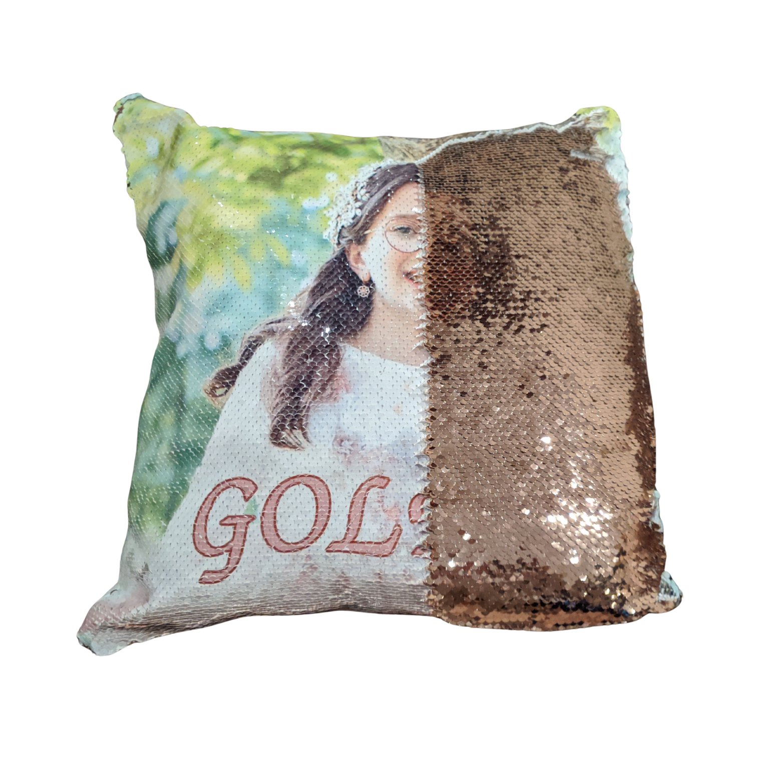 Reversible Sequin Pillow - Image 4