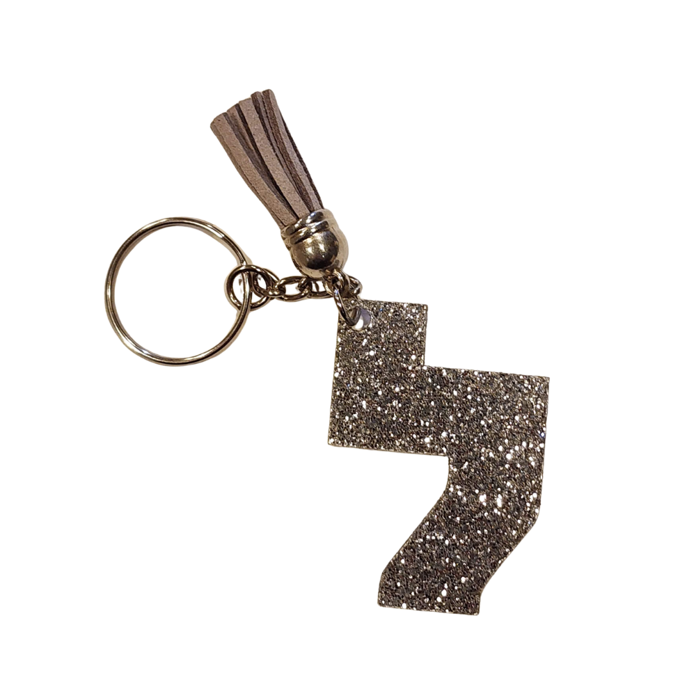 Glitter Initial Keychain - Image 4