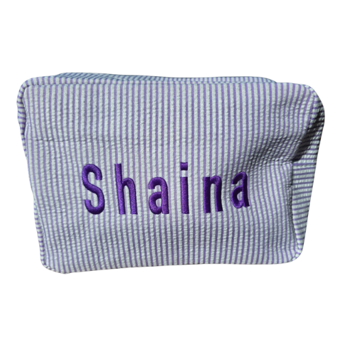 Striped Cometic Bag - Image 2
